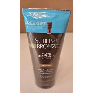 L'Oréal Sublime Bronze Self Tanner Medium 5oz w/‎ 1oz Travel Bonus